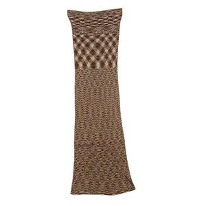 Missoni Space Dyed High Rise Knit Maxi Skirt 42 US/6 Camel Italy Quiet Luxury